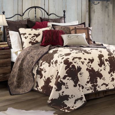 Image showing  Elsa Cowhide Reversible Quilt Set, 3 pc.
