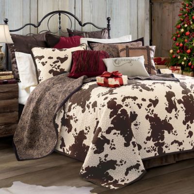 Image showing  Elsa Cowhide Reversible Quilt Set, 3 pc.