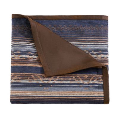 Image showing  Estes Chenille Throw, 50 x 60 in., Blue, 1PC