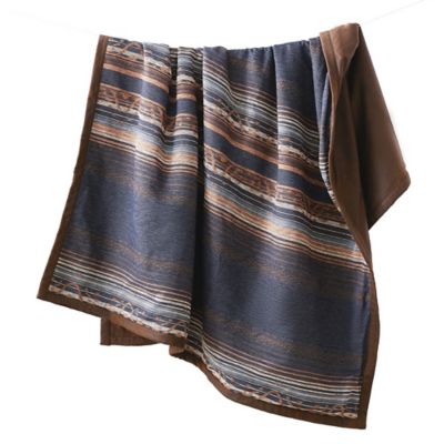 Image showing  Estes Chenille Throw, 50 x 60 in., Blue, 1PC