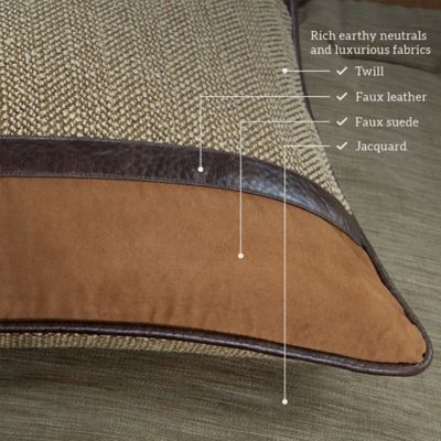 Image showing 6 th Paseo Road by HiEnd Accents Highland Lodge Olive Brown Comforter Set, 4 pc. or 5 pc. Rustic Cabin Lodge Bedding