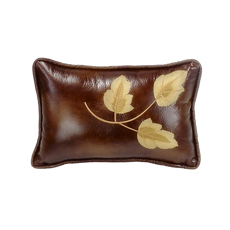 Paseo Road by HiEnd Accents Highland Lodge Faux Leather Lumbar Pillow, 12 in. x 19 in., 1 Piece