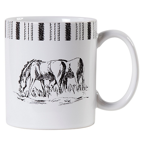 Paseo Road by HiEnd Accents Ranch Life Mug Set, 4 Piece