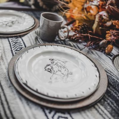 Image showing  Ranch Life Melamine Dinner Plate Set, 4PC