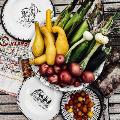 Image showing  Ranch Life Melamine Serving Bowl, 1PC