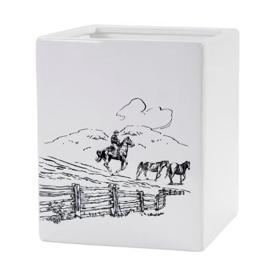 Paseo Road by HiEnd Accents Ranch Life Ceramic Wastebasket, 1PC