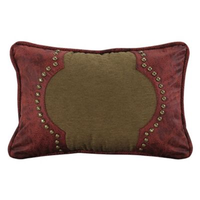 HiEnd Accents Homegrown in. Embroidery Lumbar Pillow 12 in. x 19 in. at Tractor Supply Co