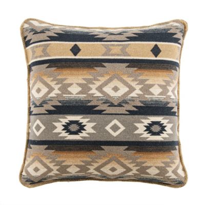 Paseo Road by HiEnd Accents Taos Wool Blend Square Pillow, 22 in. x 22 in., 1 pc.