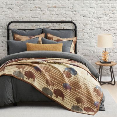 Paseo Road by HiEnd Accents Home on the Range Reversible Quilt Set, 3 Piece