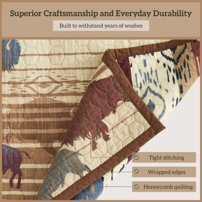 Image showing  Home on the Range Reversible Quilt Set, 3 pc.