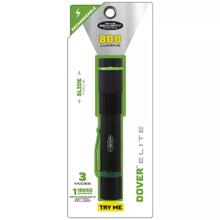 Police Safety Flashlights Dover 800 Lumen Rechargeable Flashlight 98295 Flashlights