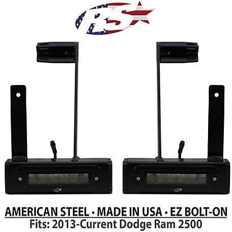 Race Sport Lighting 2013-Current Dodge Ram 2500 Hitch Bar Reverse Heavy Duty Bolt-On Kit Blacked Out, DHDHB17UP