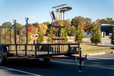 Carry-On Trailer 6 Slot Tool Rack For Utility Trailers