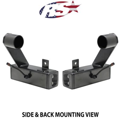 Image showing 5 th Race Sport Lighting 2013-Current Dodge Ram 3500 Hitch Bar Reverse Heavy Duty Bolt-On Kit Blacked Out, DHDHB3500