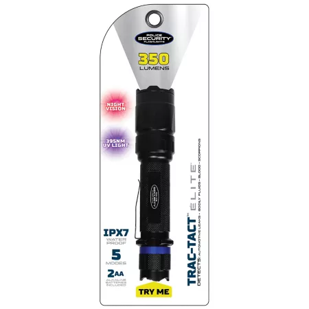 Police Safety Flashlights Trac Tact 2AA 350 Lumen Flashlight 99490 Flashlights