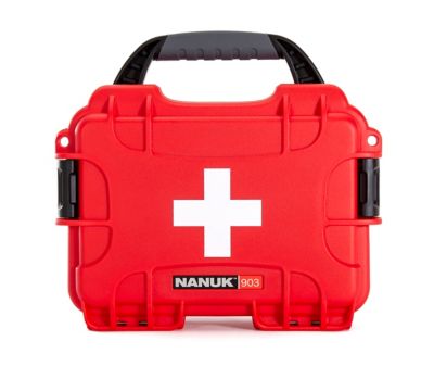 NANUK 903 Case First Aid Logo, 903S-000RD-PA0-FSA01