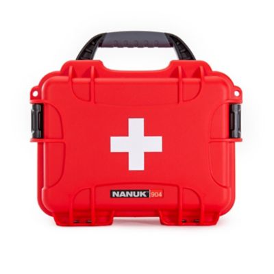 NANUK 904 Case First Aid Logo, 904S-000RD-PA0-FSA01