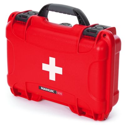 NANUK 909 Case First Aid Logo, 909S-000RD-PA0-FSA01