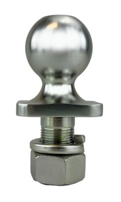 Image showing  1-7/8 in. x 1 in. x 2 in. WARRIOR Hitch Ball, Zinc, 8,000 lb. Capacity