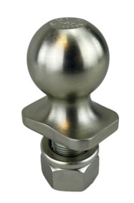 Image showing  2 in. x 1 in. x 2 in. WARRIOR Hitch Ball, Zinc, 10,000 lb. Capacity