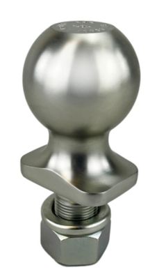 Image showing  2-5/16 in. x 1 in. x 2 in. WARRIOR Hitch Ball, Zinc, 10,000 lb. Capacity