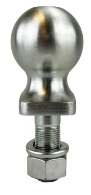 Image showing  2 in. x 3/4 in. x 2 in. WARRIOR Hitch Ball, Zinc, 5,000 lb. Capacity