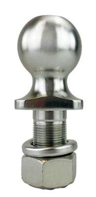 Image showing  2-5/16 in. x 1-1/4 in. x 2-3/4 in. Hitch Ball, Zinc, 17,000 lb. Capacity