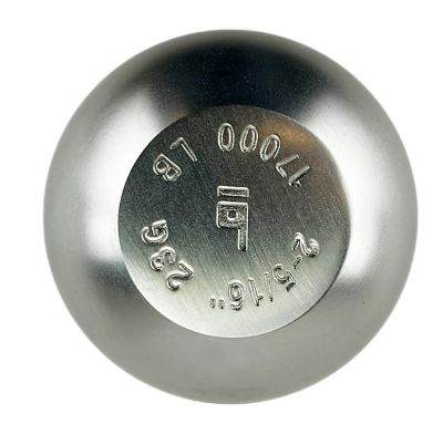 Image showing  2-5/16 in. x 1-1/4 in. x 2-3/4 in. Hitch Ball, Zinc, 17,000 lb. Capacity