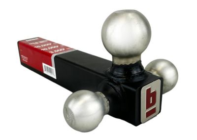 Image showing  2 in. Receiver Warrior Tri-Ball Hitch Mount with Solid Shank, 3,000/10,000/15,000 lb. Capacity