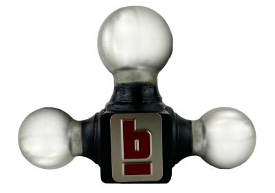 Image showing 5 th bROK WARRIOR 2 in. Receiver Warrior Tri-Ball Hitch Mount with Solid Shank, 3,000/10,000/15,000 lb. Capacity