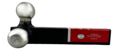 Image showing 7 th bROK WARRIOR 2 in. Receiver Warrior Tri-Ball Hitch Mount with Solid Shank, 3,000/10,000/15,000 lb. Capacity