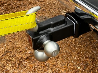Image showing  2 in. Receiver Warrior Tri-Ball Mount with Solid Shank and Hook, 3,000 lb., 10,000 lb. and 15,000 lb. Capacity