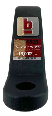 Image showing  2-1/2 in. Receiver Forged Ball Mount, 5 in. Drop, 18,000 lb. Capacity