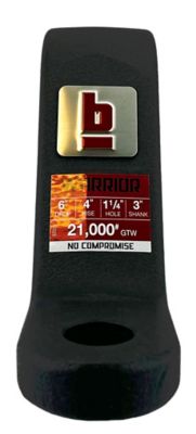 Image showing  3 in. Receiver Forged Ball Mount, 6 in. Drop, 21,000 lb. Capacity