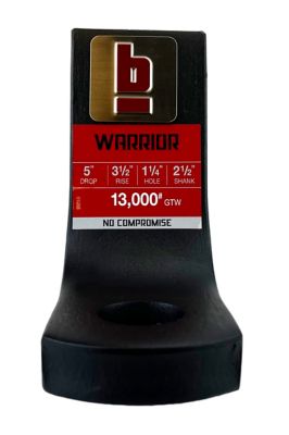 Image showing  2-1/2 in. Receiver Warrior Ball Mount, 5 in. Drop, 13,000 lb. Capacity