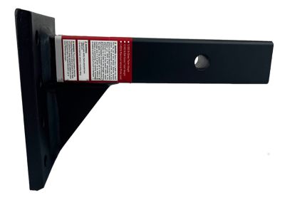 Image showing  2 in. Receiver Warrior Pintle Mount with 7-5/8 in. Plate, 4 in. Drop, 12,000 lb. Capacity