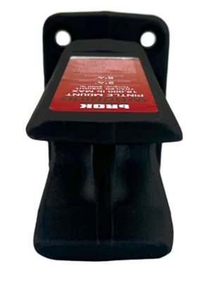 Image showing 6 th bROK WARRIOR 18,000 lb. Capacity Warrior Pintle Mount with 2-1/2 in. Shank, 8 Hole Plate