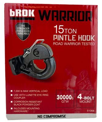 Image showing  15-Ton Capacity Warrior Bolt-On Pintle Hook