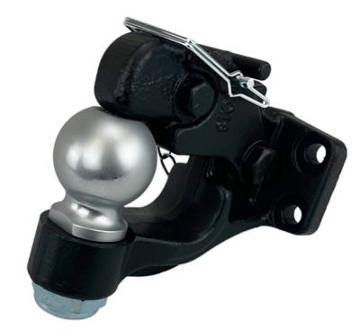 Image showing  16,000 lb. Capacity Warrior Bolt-On Pintle and Ball Combo, 2 in. Hitch Ball