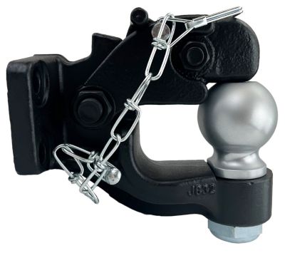 Image showing 5 th bROK WARRIOR 16,000 lb. Capacity Warrior Bolt-On Pintle and Ball Combo, 2 in. Hitch Ball