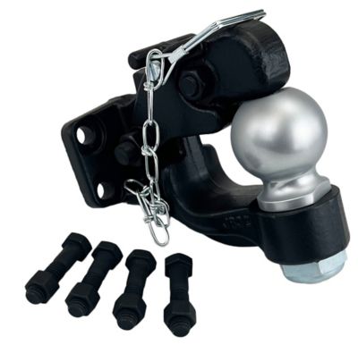 Image showing  16,000 lb. Capacity Warrior Bolt-On Pintle and Ball Combo, 2-5/16 in. Hitch Ball
