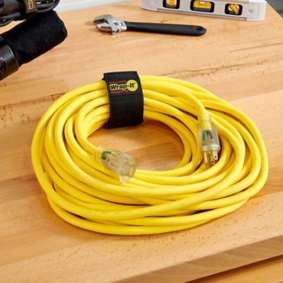 Image showing  12 in. Super-Stretch, Orange, 4-Pack