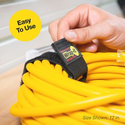 Image showing  12 in. Super-Stretch, Orange, 4-Pack