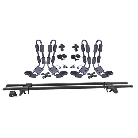 Malone 165 lb Capacity J-Rack Kayak Carrier with Fixed Crossbars 2-Pack Kayak & Canoe Carriers