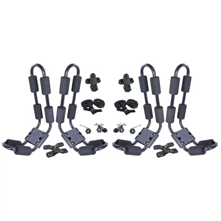 Malone 75 lb Capacity Side Loading J-Rack Kayak Carrier Set 2-Pack Kayak & Canoe Carriers