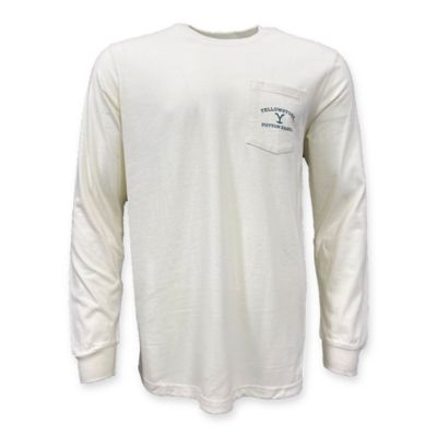 Yellowstone Men's Knit Long-Sleeve Pocket T-Shirt, YWUW-G0095