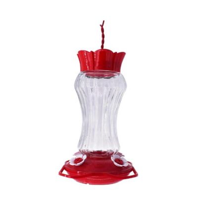 Royal Wing Basic Hummingbird Feeder, 15 oz. Capacity, Red