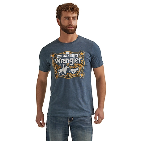 Wrangler Men's Rodeo Buckle Graphic T-Shirt