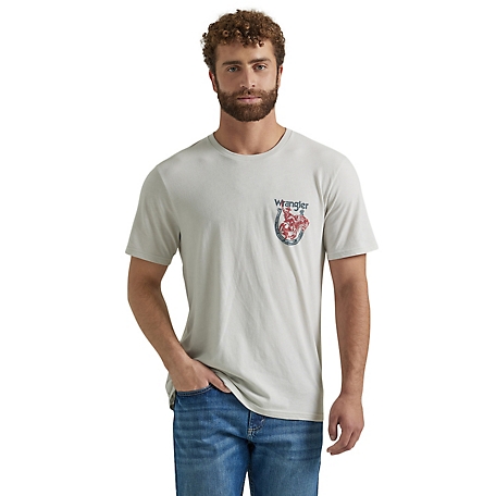 Wrangler Men's Back Graphic Rodeo Rider T-Shirt