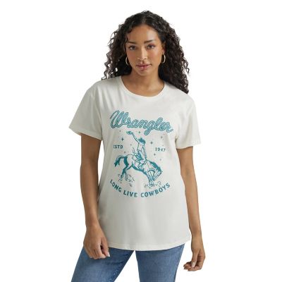 Wrangler Women's Western Graphic Boyfriend Fit T-Shirt